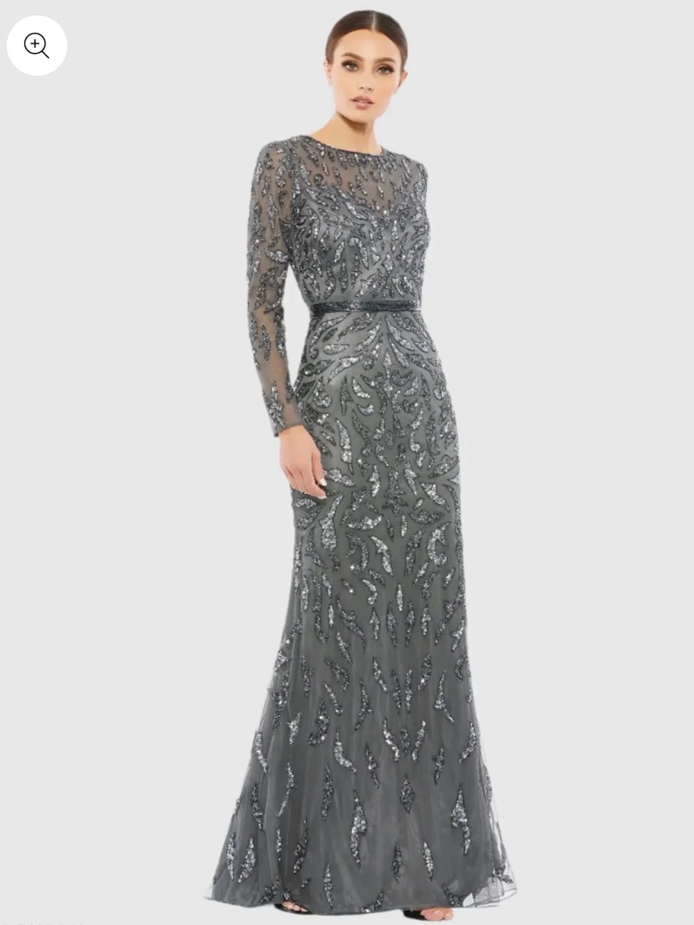 Mac Duggal 5124 Charcoal